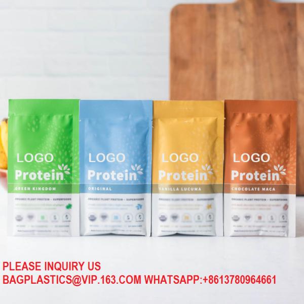 Customized Biodegradable Aluminum Foil Mylar Zip Food Nuts Snack Packing Stand Up Pouch