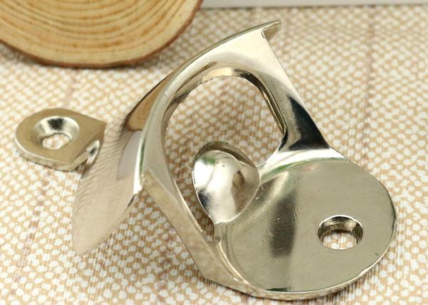 Creative Design Style Metal Die Casting Zinc Alloy Wall Mounted Bottle Opener for Party Game Gift
