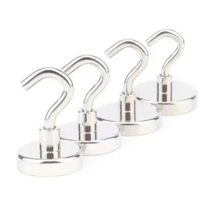 OEM Heavy Duty Magnetic Ceiling Hooks Magnetic Door Hook Nickel Plating