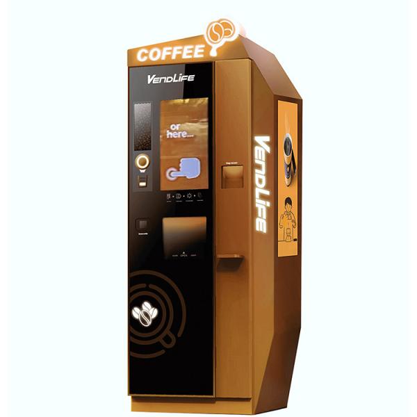 Máquinas de venda automática do café de Vendlife, máquina de venda automática do chocolate quente do café do chá do ODM
