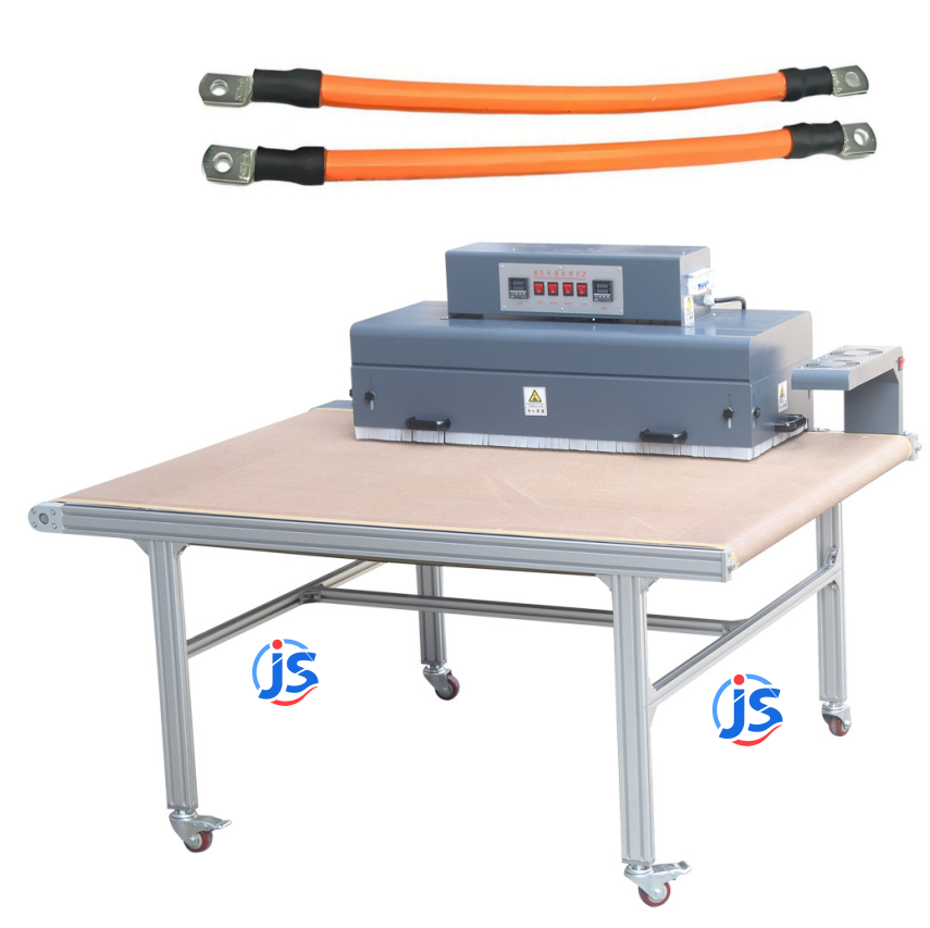 Cable Heat Shrink Tunnel Machines 7.2kW Shrink Tubing Oven With High Temperature Resistant Teflon Mesh