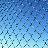 Galvanized Chain Link Fence Diamond Iron Wire Mesh Fence Cyclone Metal Chain Link Mesh Fencing