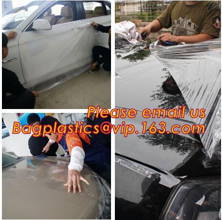 Rigid PET Film coated with PE protective film, white color protective film for car, clear carpet protective film in roll