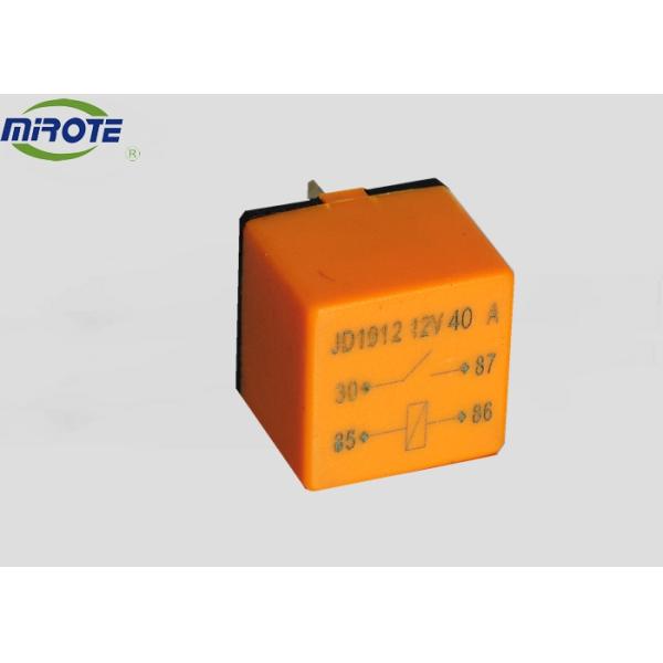 225296 12V 40A Waterproof 4Pin Automotive Relay Orange Cover For Car / Truck 3171420 1504951 0 332 014 150 0 332 014 203