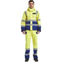 Capa de prevención eléctrica de Hivis de la lluvia del Workwear costero de la prueba