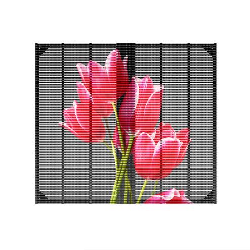 SMD2020 LED Grille Screen IP67 LED Mesh Video Wall 5V Voltage OEM