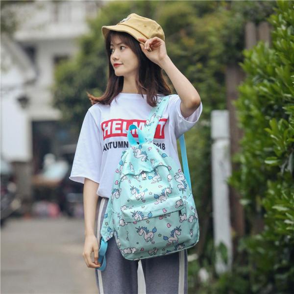 Multifunctional Travel Bags Large Capacity Backpack Patchwork  For Teenager Double Shoulder Rucksack