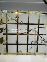 Intérieur en verre décoratif Excellente salle de bain Décoration extérieure solide 3,5 mm 4 mm sur mesure
