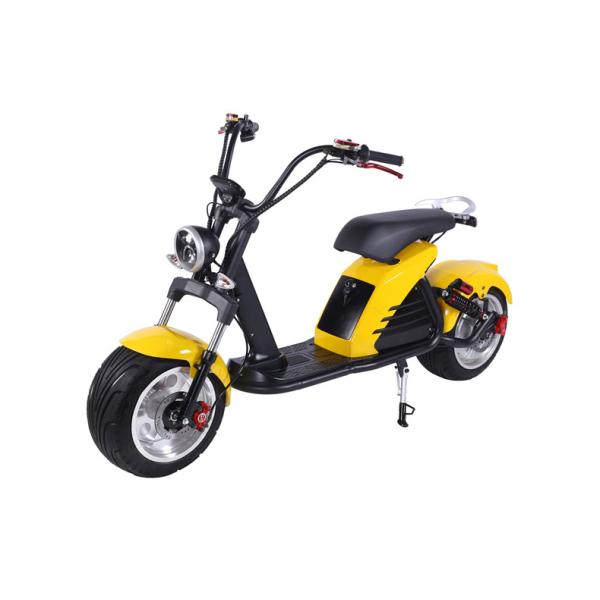 Double-battery Rechargeable Motorcycle with 18*10 inch Wheel Size Upgradeable to 12 inch