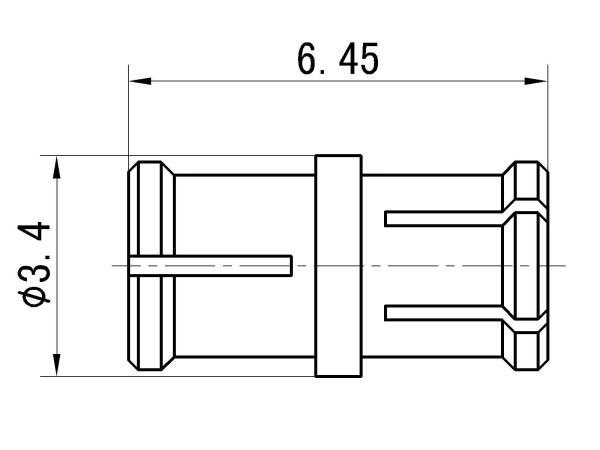 Adaptateur coaxial RF SMP femelle à SMP femelle