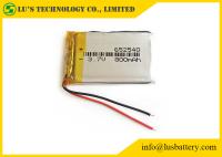 Peso leve da bateria recarregável 800mah Pl652540 da bateria 3,7 V da substituição da bateria de LP652540 3,7 V 800mah Lipo