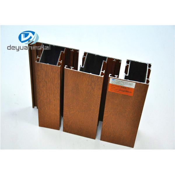 Профили деревянного зерна высокой точности алюминиевые полируя для дверей/окна