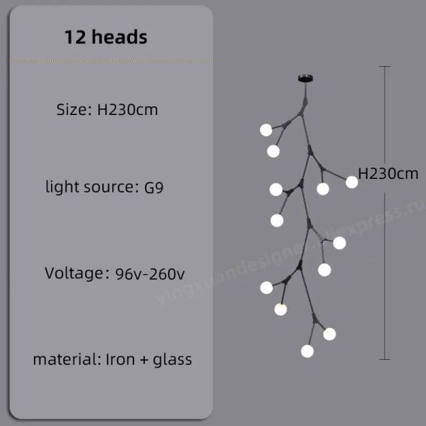 Staircase Hanging Lamps Attic Staircase Lighting Glass Pendant Light (WH-NC-150)
