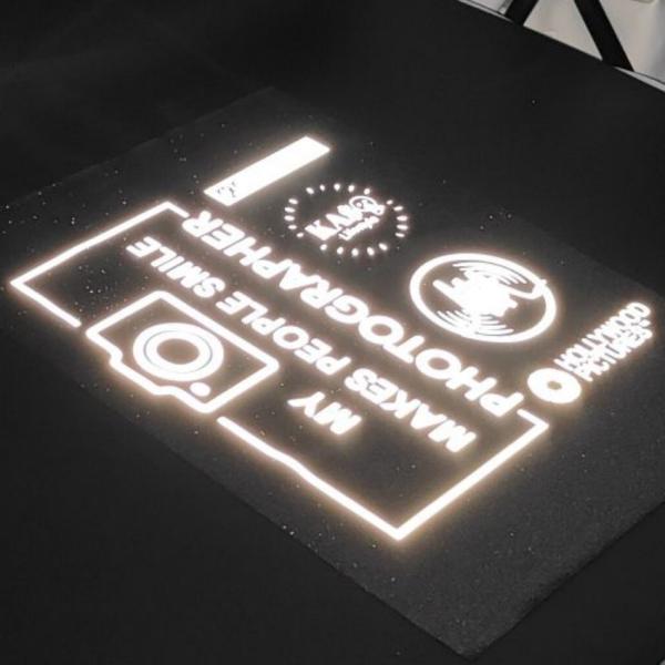 Reflective Vinyl Heat Transfer Sticker Durable Heat Transfer Vinyl Custom Logo For Sportswear