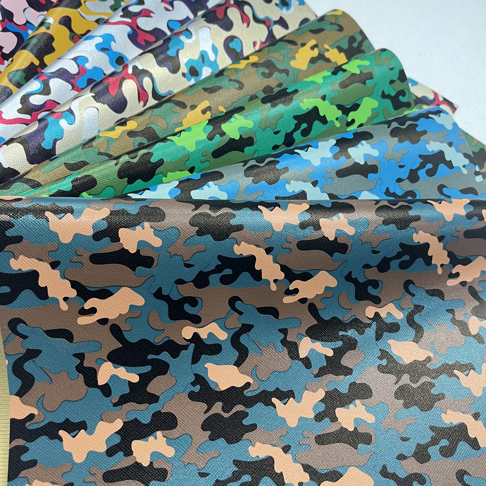 Pu Microfiber Suede Perforated Synthetic Leather Fabric PU Leather for Bags