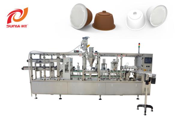 6000pcs/H Dolce Gusto Coffee Pod Filling Sealing Packing Machine