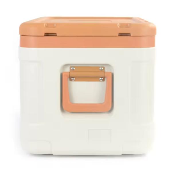 50L Plastic Ice Cooler Box With Wheels Waterproof and Thermal Insulated Hard Cooler for Outdoor Activities