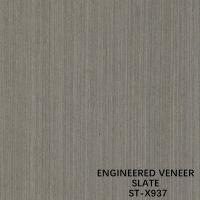 Le grain Fineline de la noix X937 de placage recomposé par fantaisie en bois d'ardoise de Cabinet a rallongé la taille 3100mm du fabricant Iso de la Chine