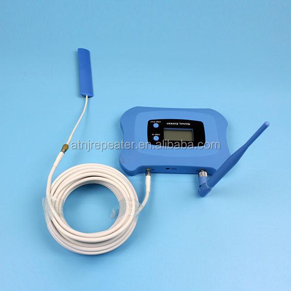 ATNJ スマートディスプレイ 2G 3G 4G 信号ブースター、70dB ゲイン & WiFi モニタリング