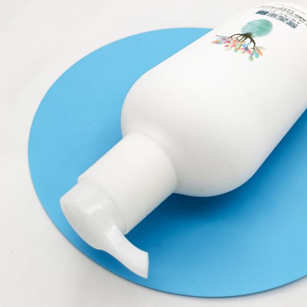 Hot Selling 400ml Eco Friendly Plastic HDPE Empty Shampoo Oval Shape Bottles Body Wash Shower Gel Lotion Bottle with Lotion Pump