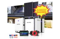Kit de système d'énergie solaire 3kw 6kw 10kw Ensemble complet pour la maison Système d'énergie solaire avec panneaux solaires à onduleur Batterie au lithium-ion