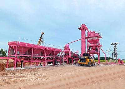 Batch Type Drum 120 Ton/H Mobile Asphalt Mixing Plant