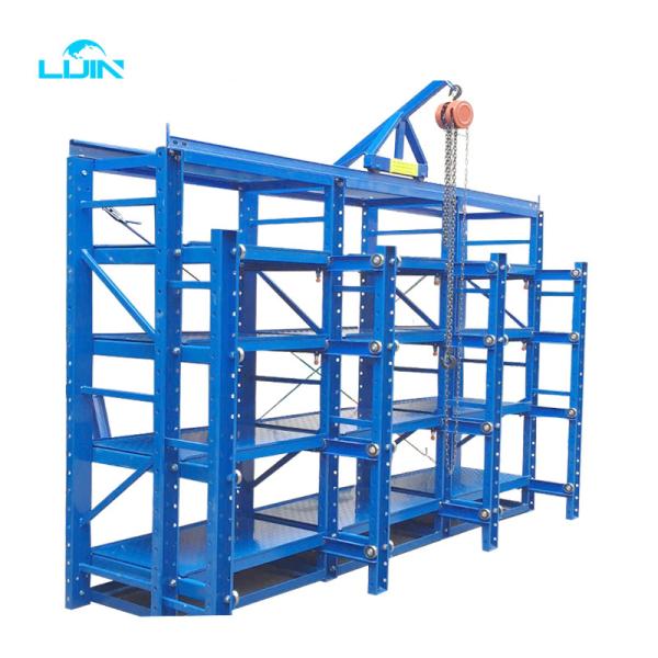 China Manufacturer Industrial Warehouse Steel Heavy duty Custom Sliding Drawer Mold mould storage rack