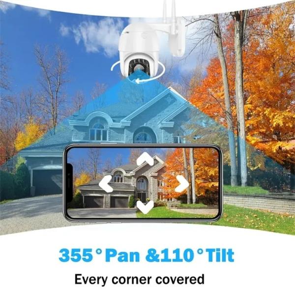 Прочная беспроводная камера слежения инфракрасн, камера CCTV версии ночи WiFi сигнала 5X