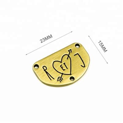 Garment Accessories Name Tag for Child Swimwear Hats Antioxidant Surface Metal Label