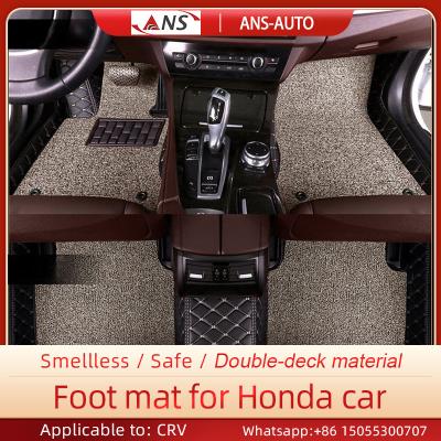 Slip Resistant Car Leather Mat , XPE Sponge Leather Car Floor Mats