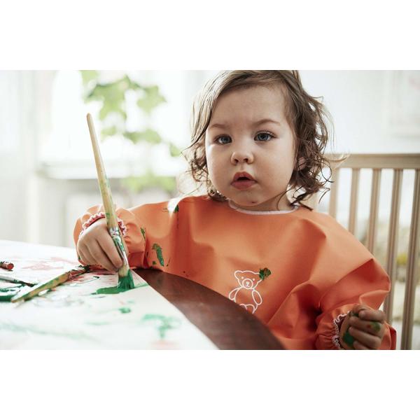 Newborn Baby Apron Bib  Baby Kids Cartoon Pattern Eat & Play Soft Material