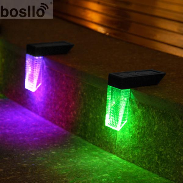 Солнечная зарядка светодиодные наружные настенные фонари RGB солнечные настенные светильники