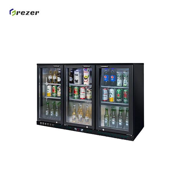 Triple Door Hotel Mini Bars for Beverage Drinks Wine Beer Storage