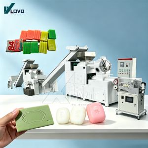 China Factory's Automatic Laundry or toilet Soap Making Machine With 100kg to 200kg Capacity for Laundry soap