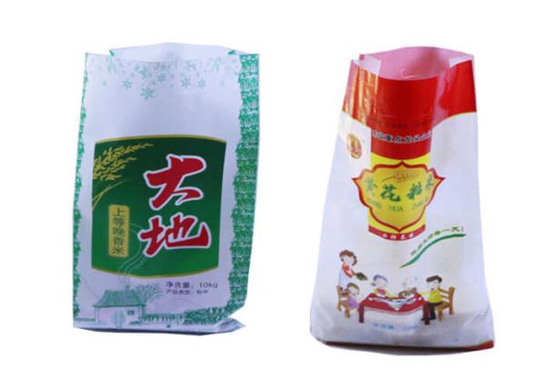 Oversized 100% Virgin PP Rice Packaging Bags Customised Length / Width
