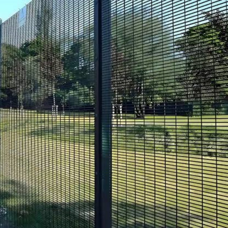 High Strength Dense Mesh Security Fence 358 Anti Climb Fence  Designed for Airports Prisons Detention Centers and Border Lines
