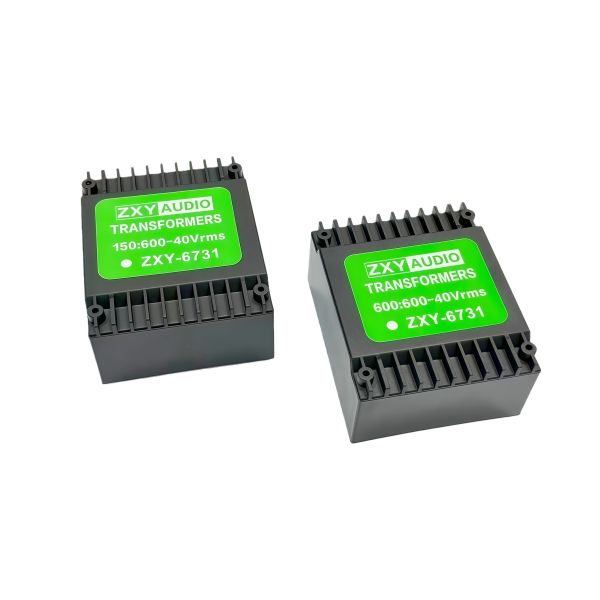 ZXY6731 150Hz to 600Hz 40Vrms Audio Isolation Transformer for Signal Transmission with Common Mode Noise Suppression