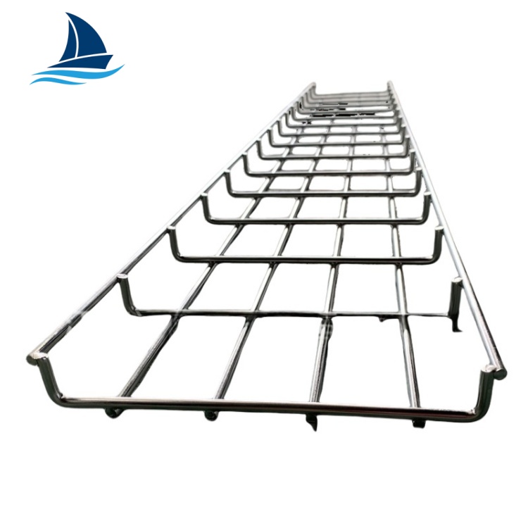 Stainless Steel Wire Mesh Cable Tray Grid Cable Trunking Tray For Industrial Use