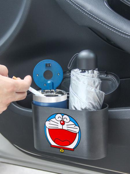 Automotive Supplies Automotive Interior Creative DIY Vehicle Mounted Vehicle Storage Bucket Portable Plastic Folding Garbage Can