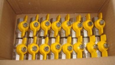 1/2 inch brass ball valve with brass body stainless steel butterfly handle and CE approved