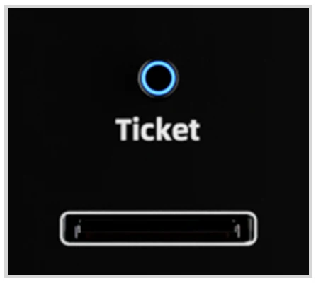 Киоск парковочных билетов с QR-кодом NFC-картой для парковки