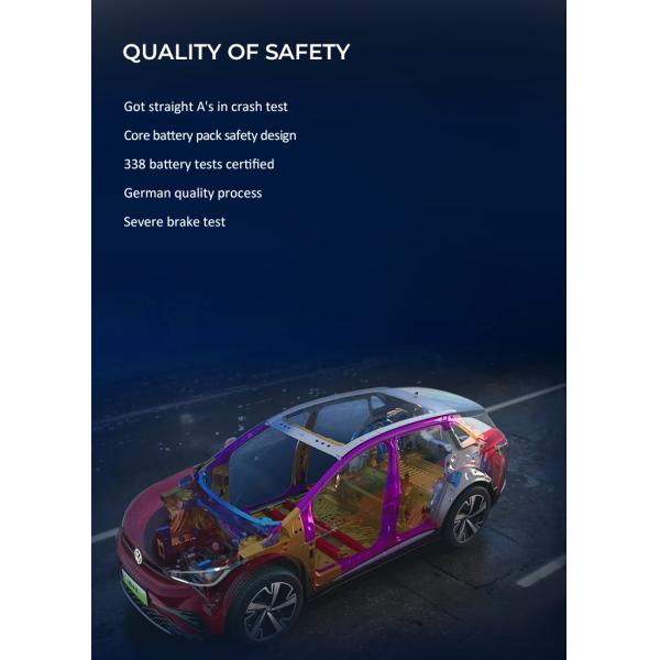 Volkswagen Id4X Ternary Lithium Battery VW Electric Car Fast 0.67h Slow12.5h