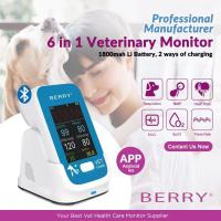 Sistema de monitoramento de pacientes veterinários TFT LCD de 10 horas com equipamento médico veterinário de qualidade