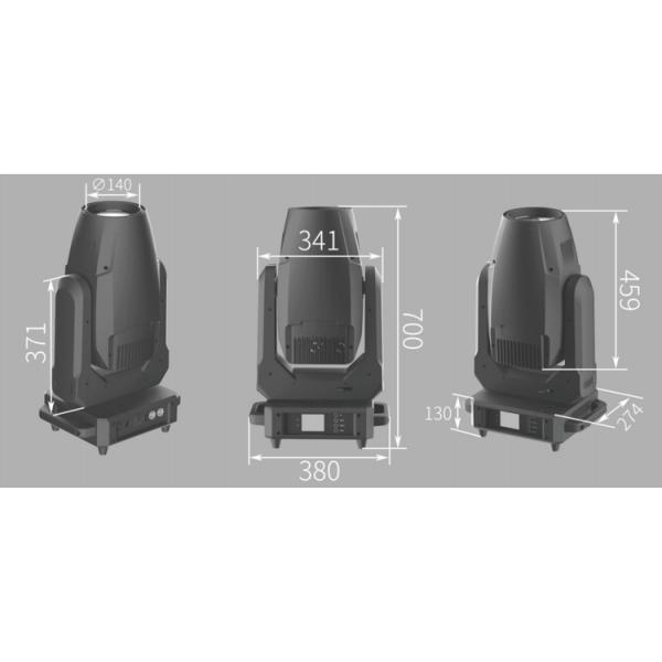 AC 100-240V Input Voltage 480w LED Moving Head Beam Spot Light for Party Lighting