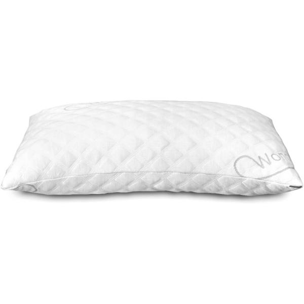NECK Adjustable Loft Home Pillow Hotel Collection Grade Washable Removable Cooling Bamboo Derived Rayon Cover