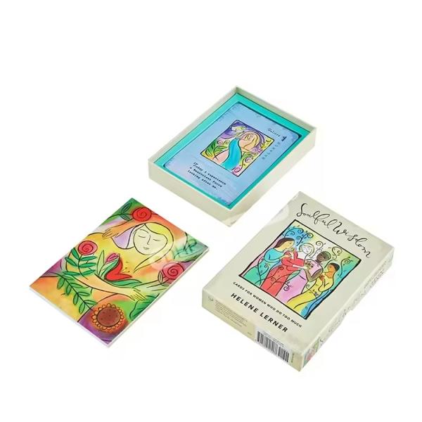 Children's Educational Card Games Custom Brand Table Playing Cards Storage Box