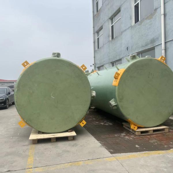 Установка 3000mm вертикального танка круга FRP химического промышленная легкая