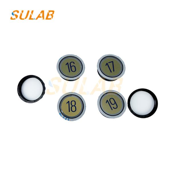 Elevator Push Button with Stainless Steel Faceplate 24V DC IP54 Rated for Elevator Call Buttons