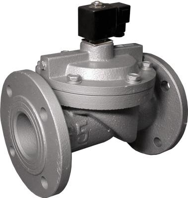 1.5 2 2.5 DN100 válvula de solenoide de água ferro fundido dois portos dois posição flange