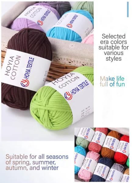 200G=219Y 70% coton 30% nylon mélange de fil Tubes en coton à bonne élasticité